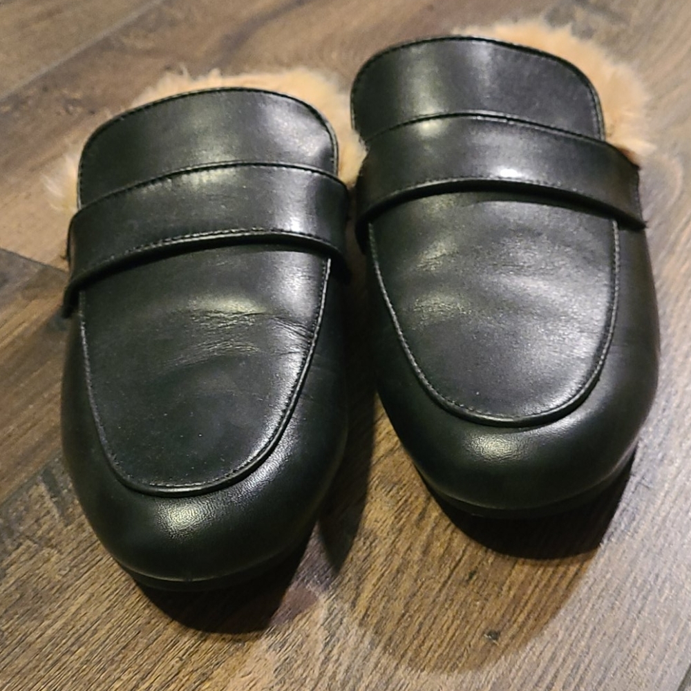 Steve Madden Fuzzy Mules Size 6.5 - image 3